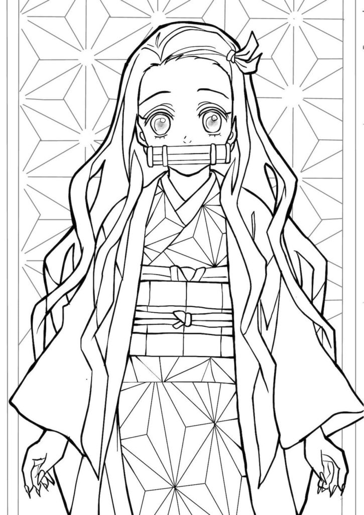 Demon Slayer Coloring Pages Free Printable 122