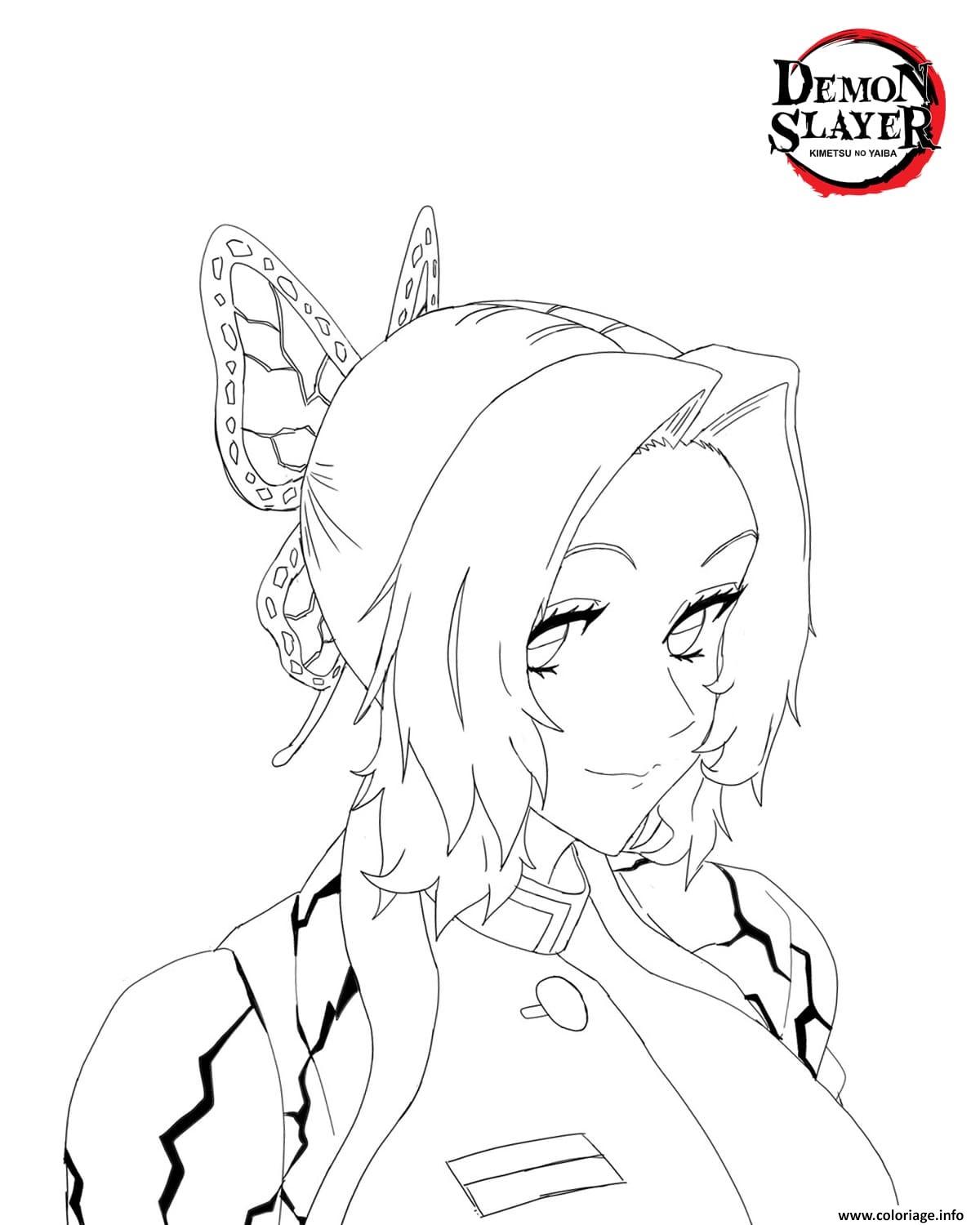 Demon Slayer Coloring Pages Free Printable 145