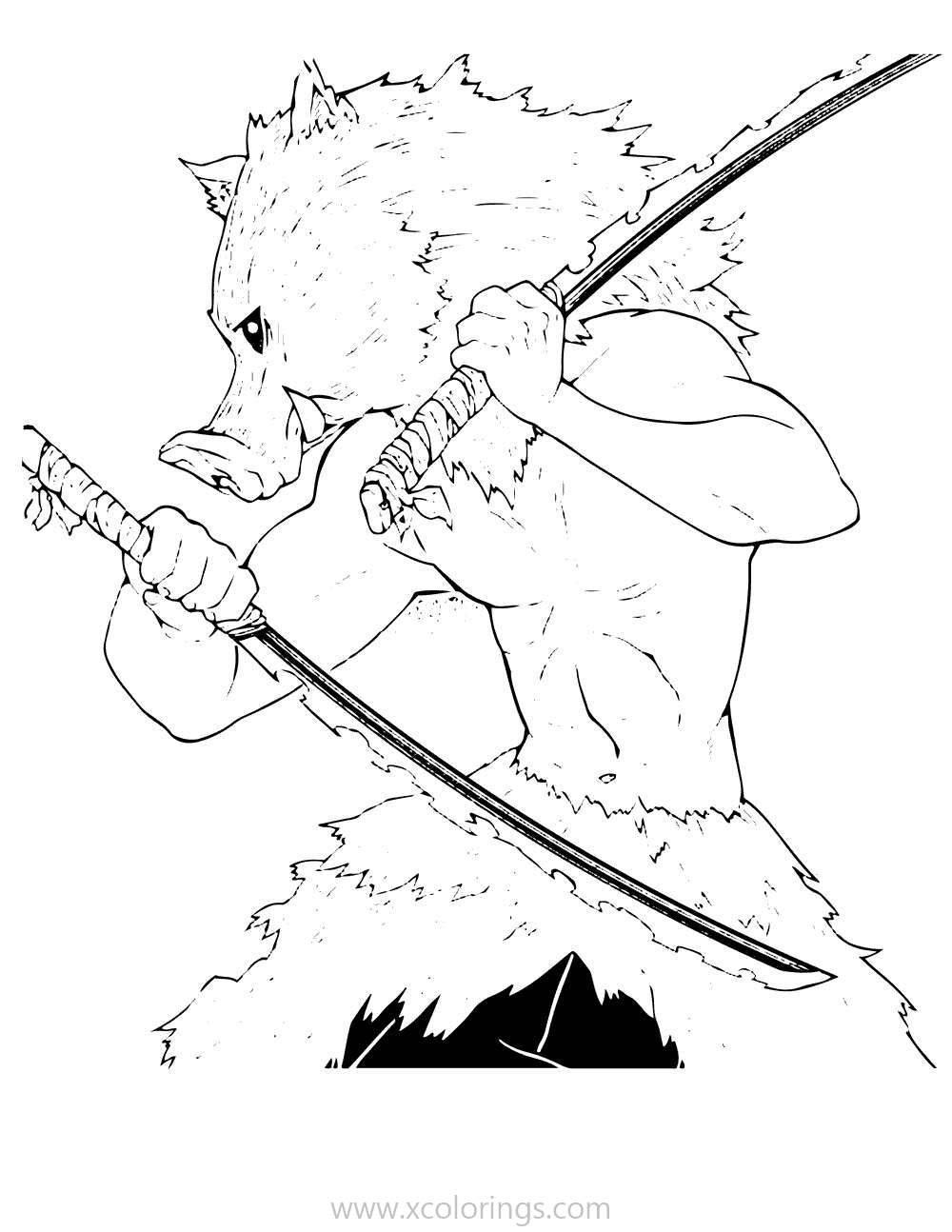 Demon Slayer Coloring Pages Free Printable 19