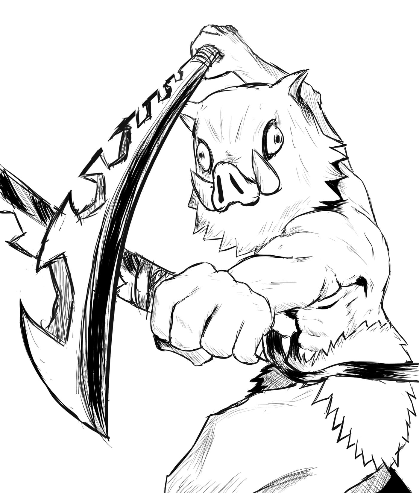 Demon Slayer Coloring Pages Free Printable 21