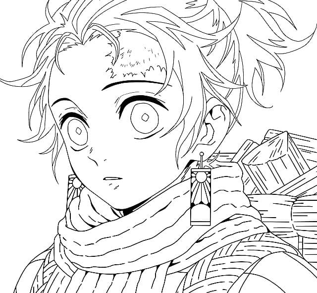 Demon Slayer Coloring Pages Free Printable 30