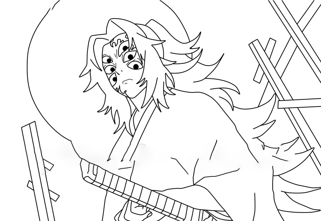 Demon Slayer Coloring Pages Free Printable 49