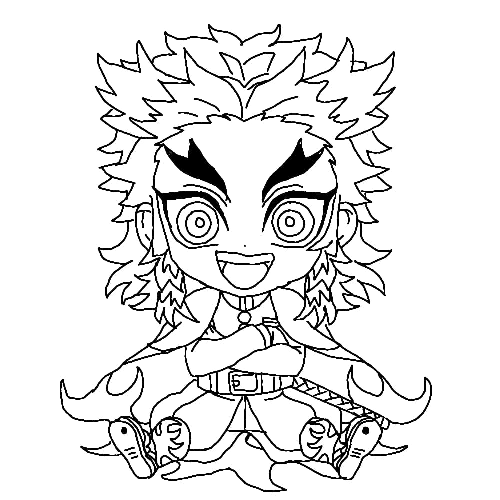 Demon Slayer Coloring Pages Free Printable 56