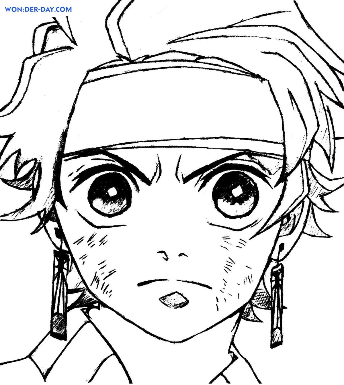 Demon Slayer Coloring Pages Free Printable 57