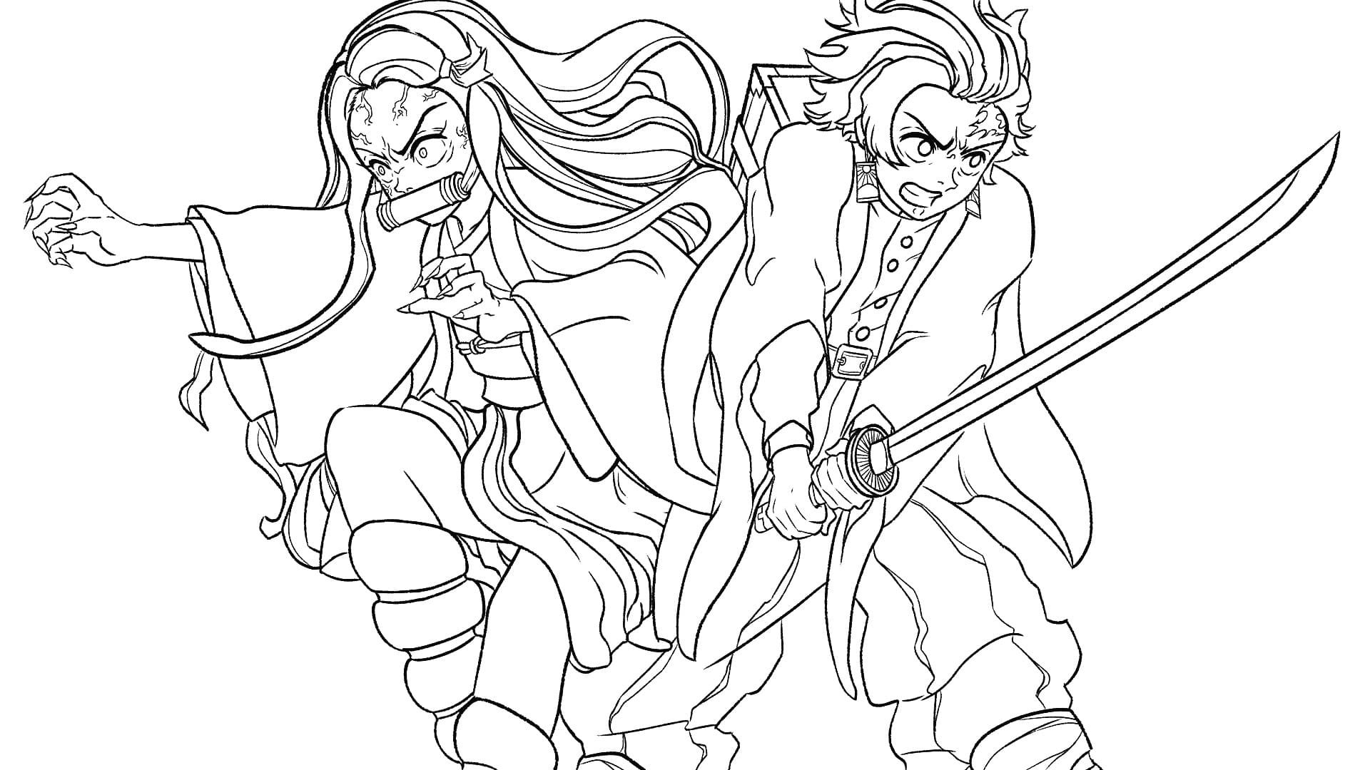 Demon Slayer Coloring Pages Free Printable 70