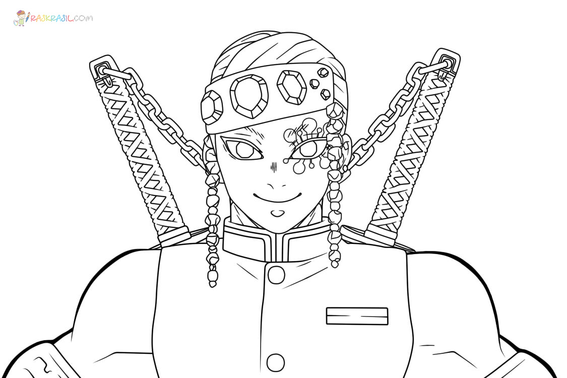 Demon Slayer Coloring Pages Free Printable 71