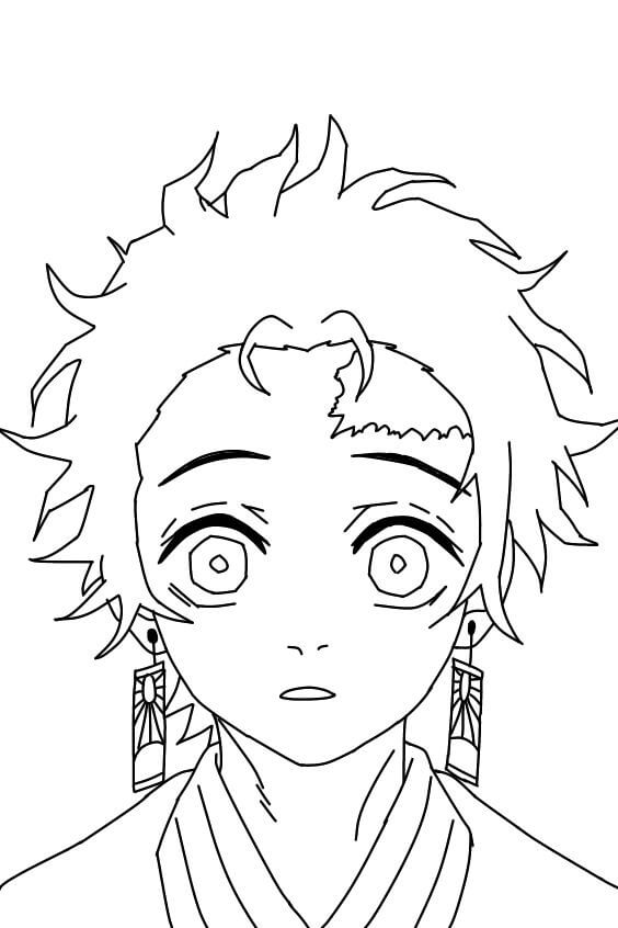 Demon Slayer Coloring Pages Free Printable 79