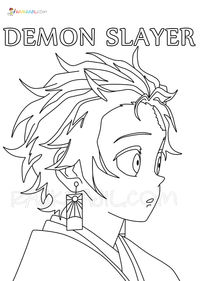 Demon Slayer Coloring Pages Free Printable 82