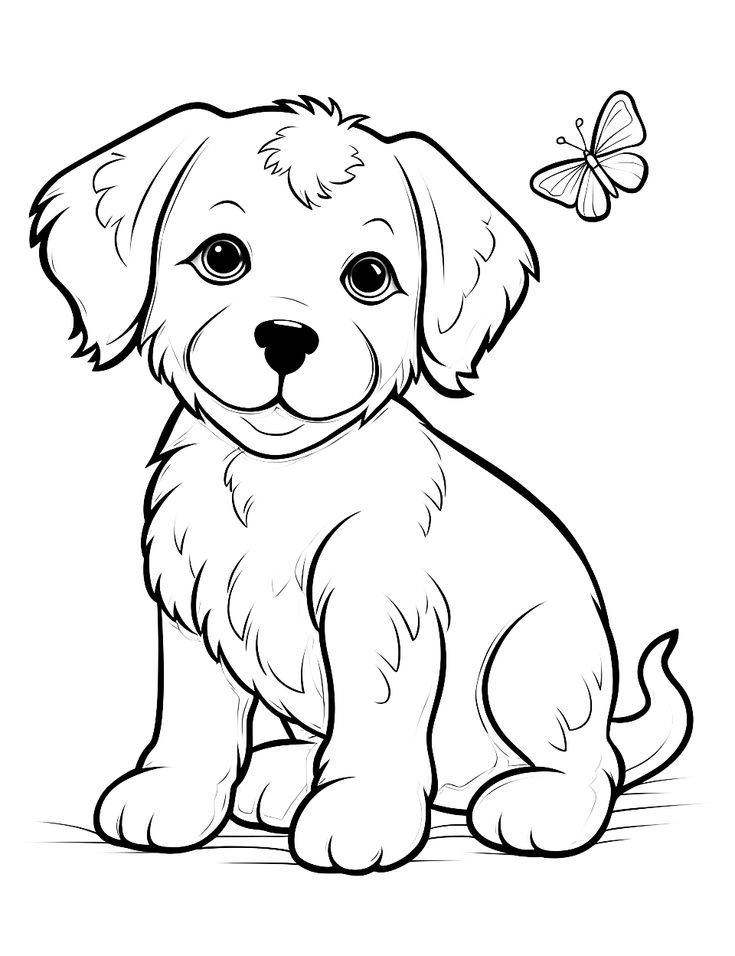 difficult dog coloring pages