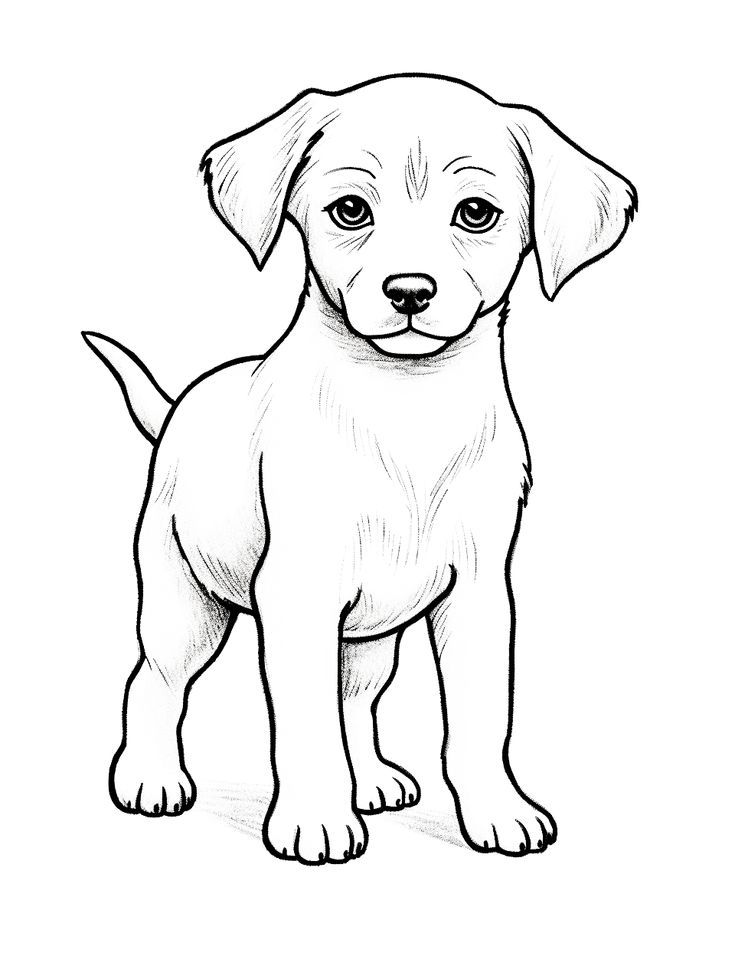 dog coloring pages for free