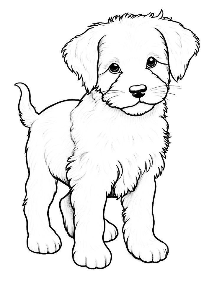 dog coloring pages for kids