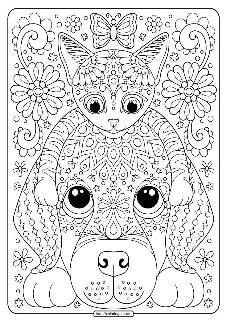 dog coloring pages pdf