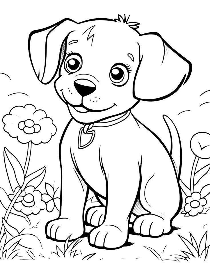 dog emoji coloring pages