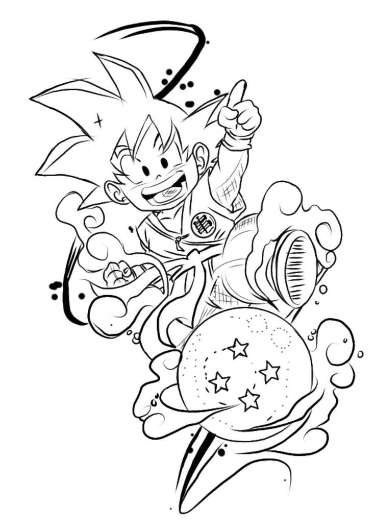 dragon ball z dragon coloring pages