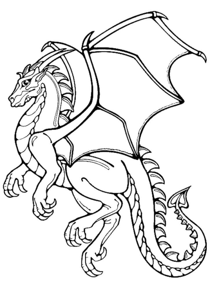 dragon castle coloring pages