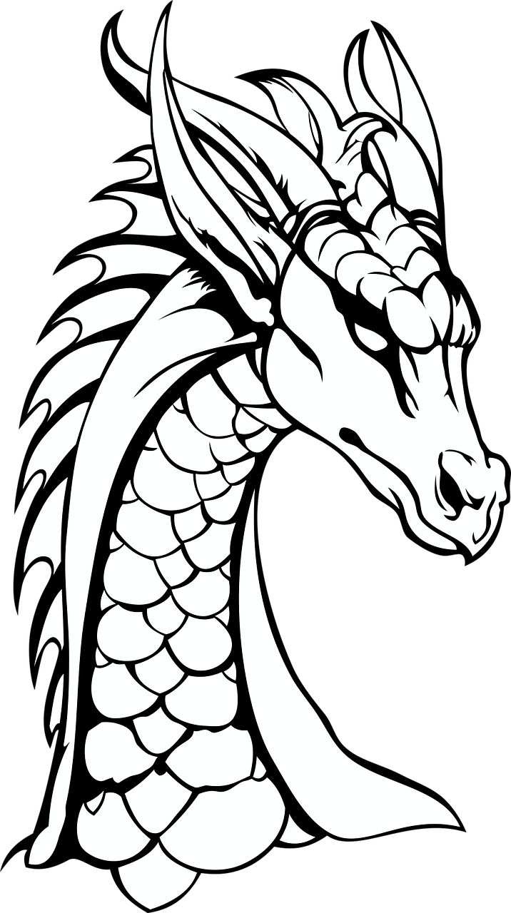 dragon coloring pages for preschoolers