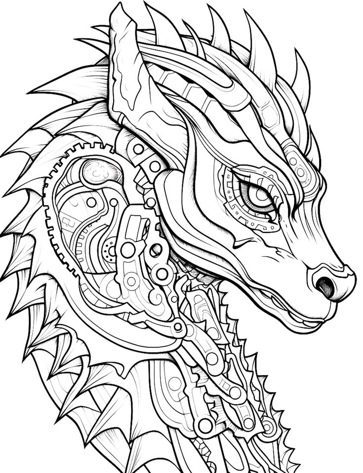 dragon coloring pages printable free