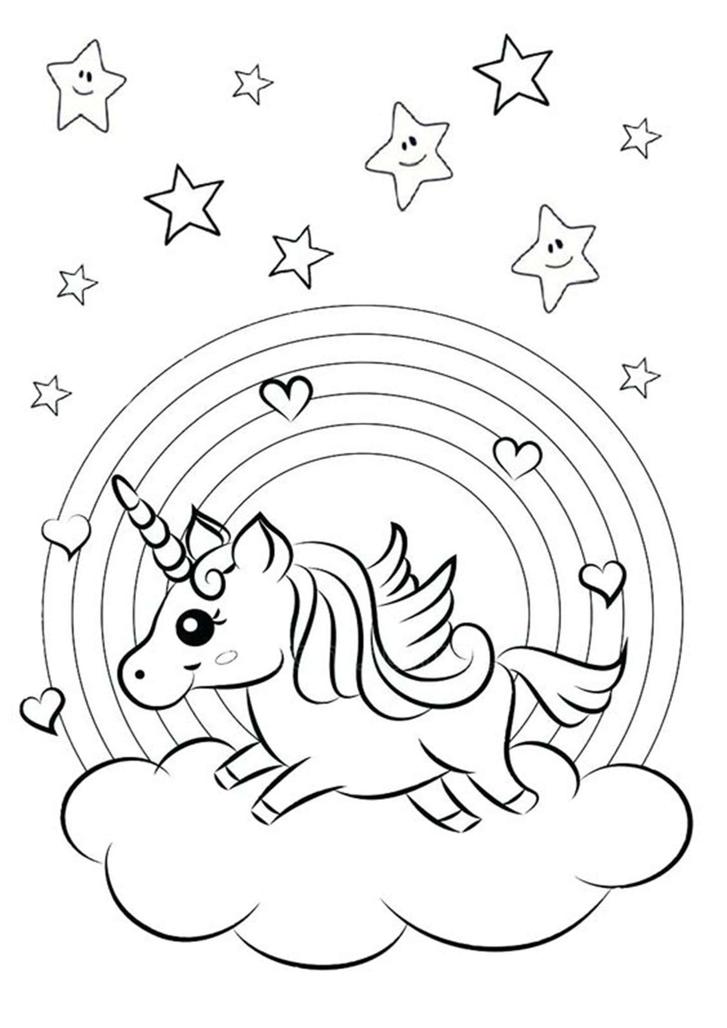 drawing of unicorn