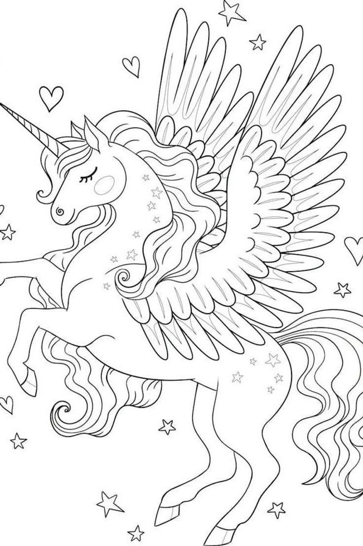 drawings of unicorns easy