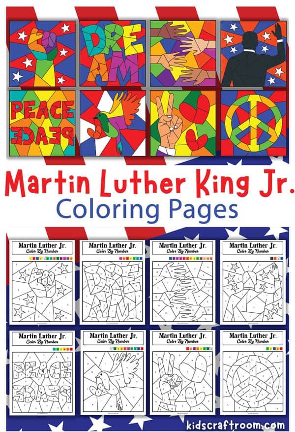 free mlk coloring pages