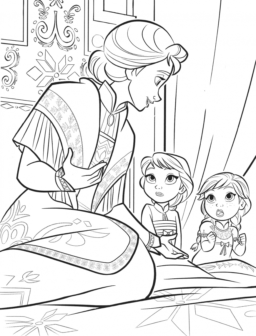 Frozen 2: Princess Elsa Coloring Pages Printable 100