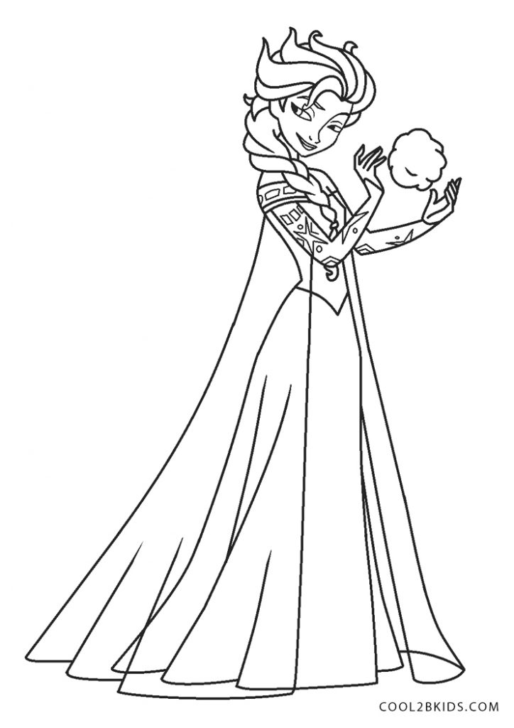 Frozen 2: Princess Elsa Coloring Pages Printable 102