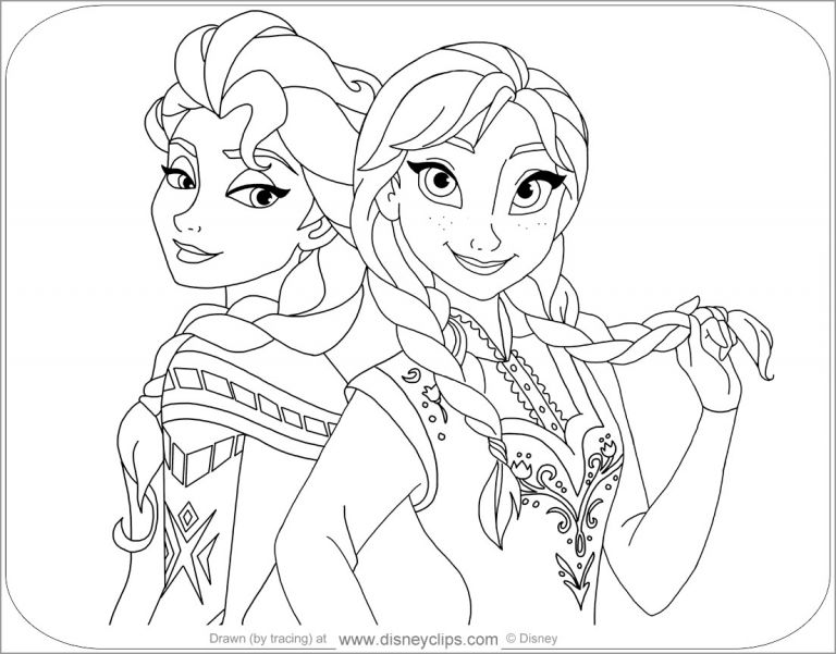 Frozen 2: Princess Elsa Coloring Pages Printable 108