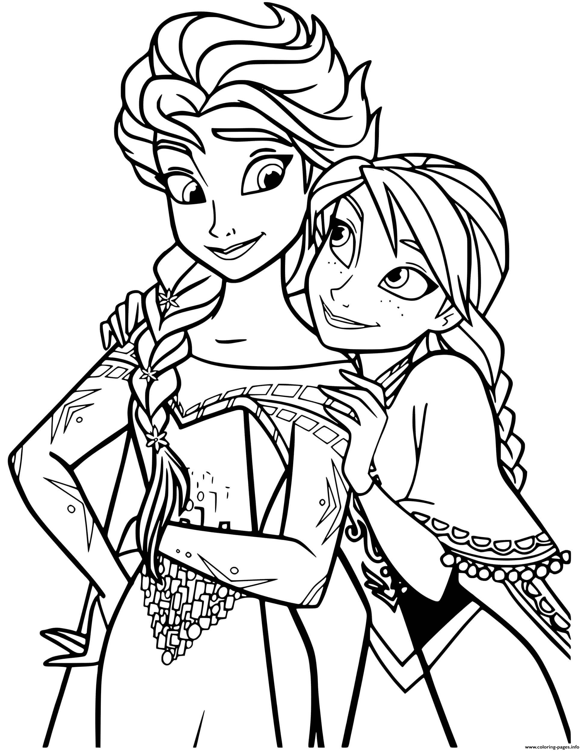 Frozen 2: Princess Elsa Coloring Pages Printable 109