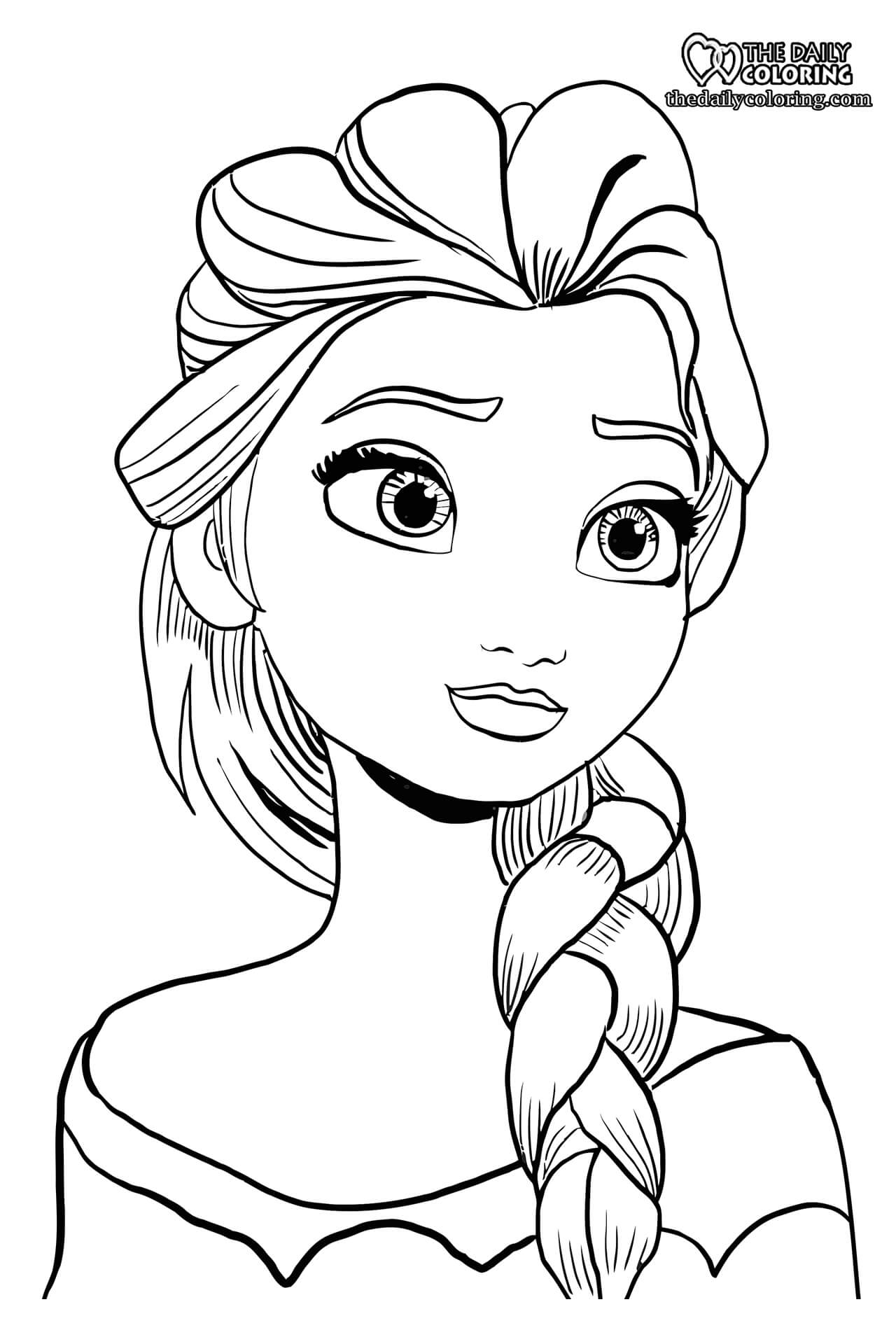 Frozen 2: Princess Elsa Coloring Pages Printable 115