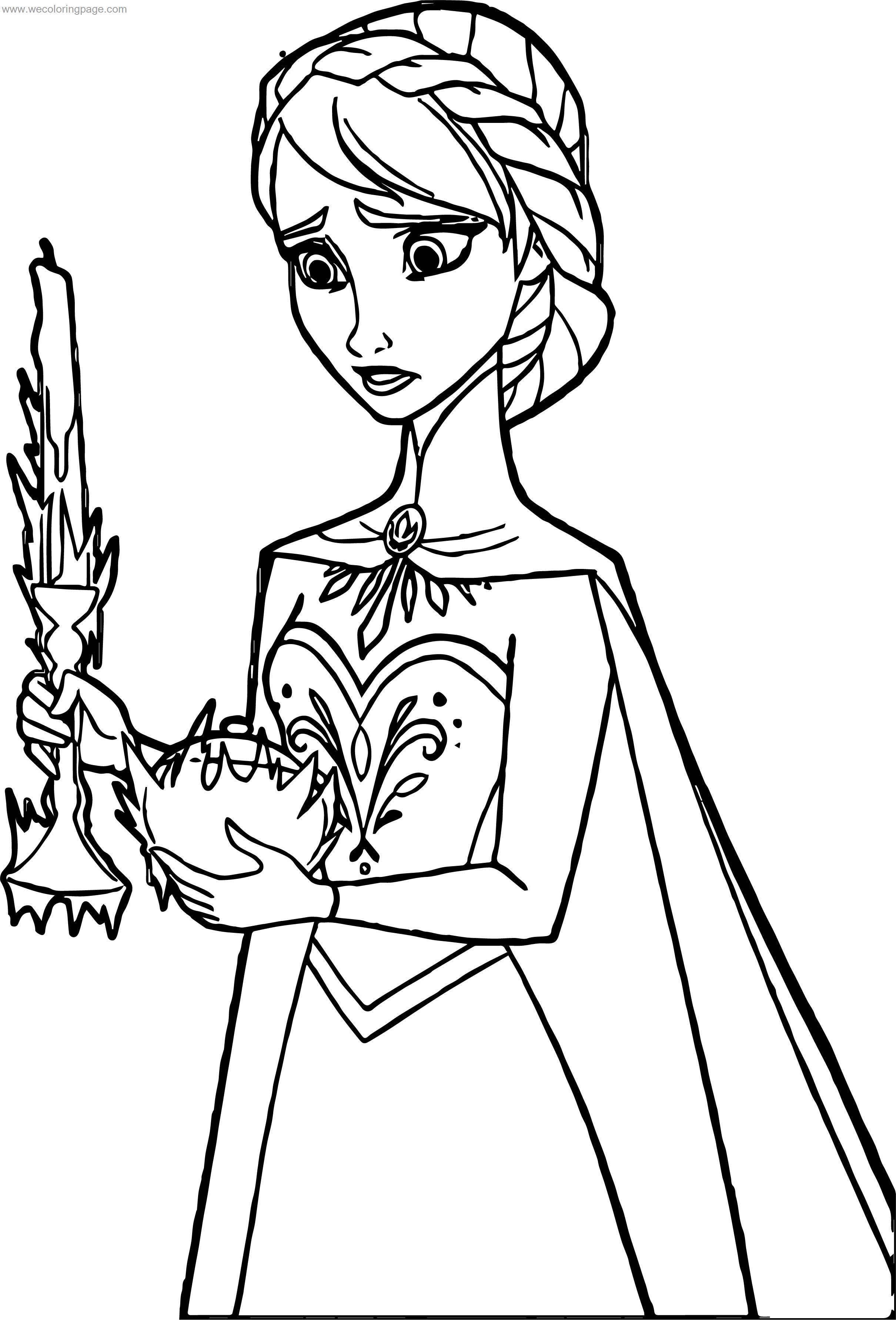 Frozen 2: Princess Elsa Coloring Pages Printable 120