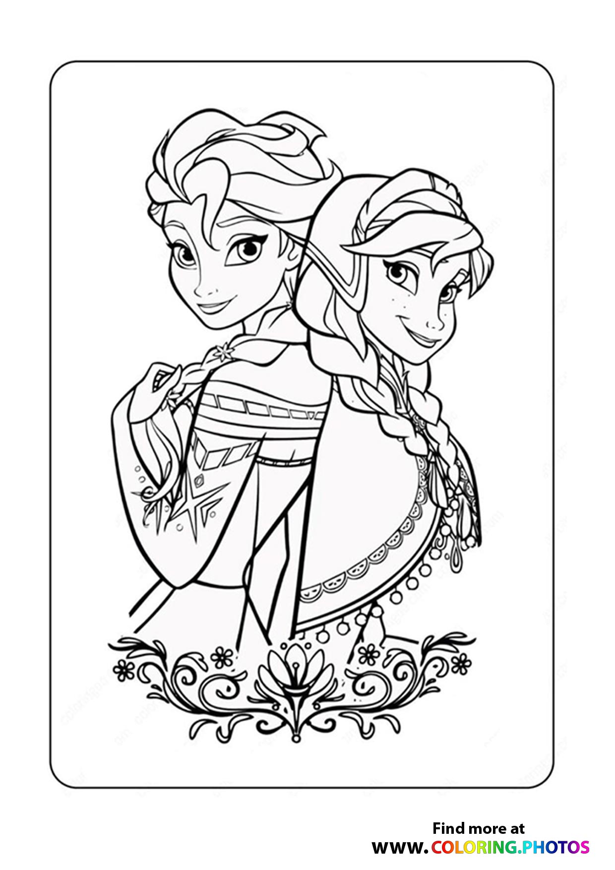 Frozen 2: Princess Elsa Coloring Pages Printable 121