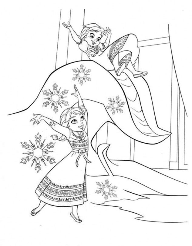 Frozen 2: Princess Elsa Coloring Pages Printable 127