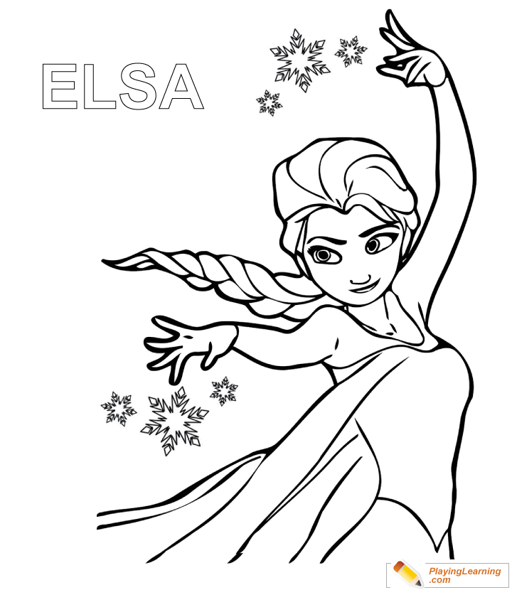 Frozen 2: Princess Elsa Coloring Pages Printable 142