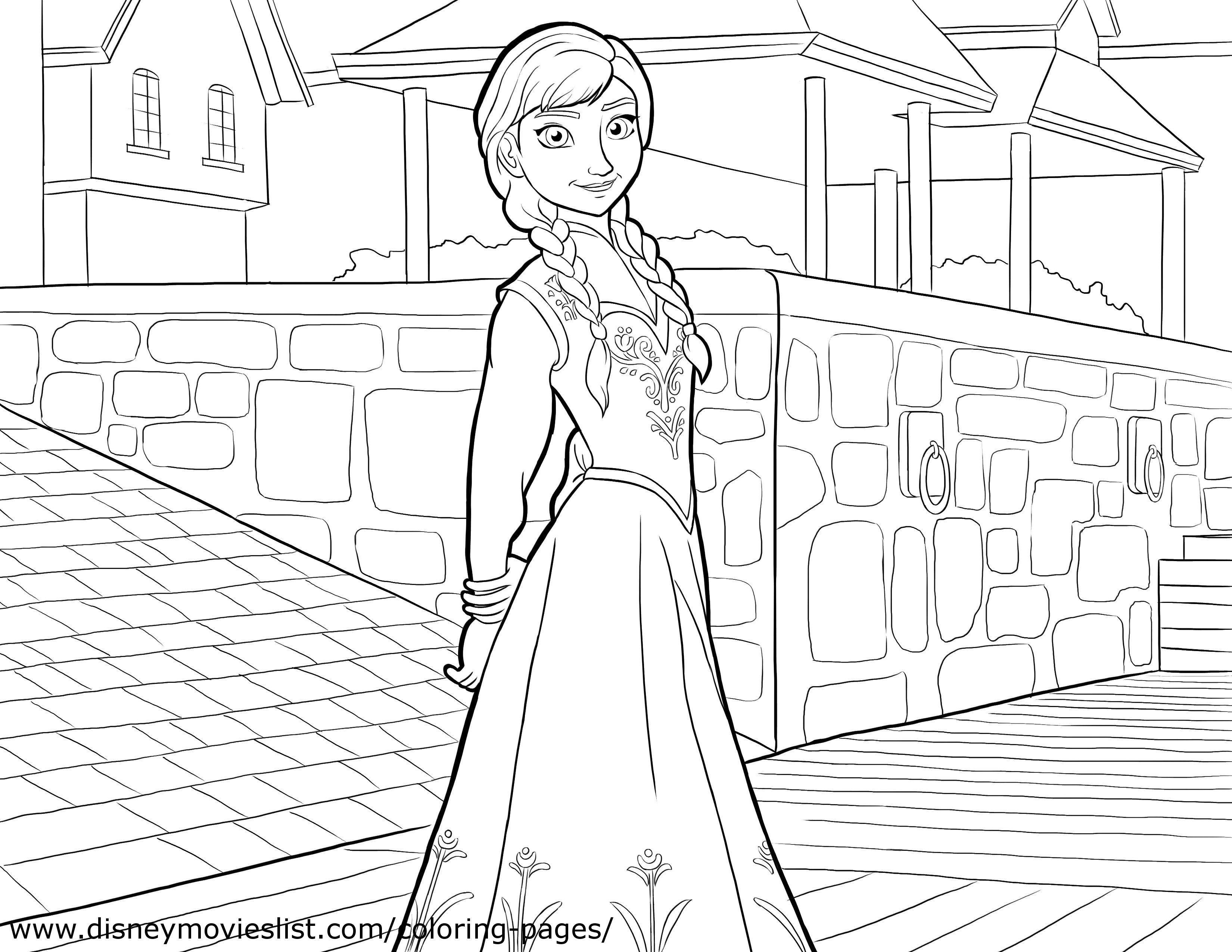 Frozen 2: Princess Elsa Coloring Pages Printable 16