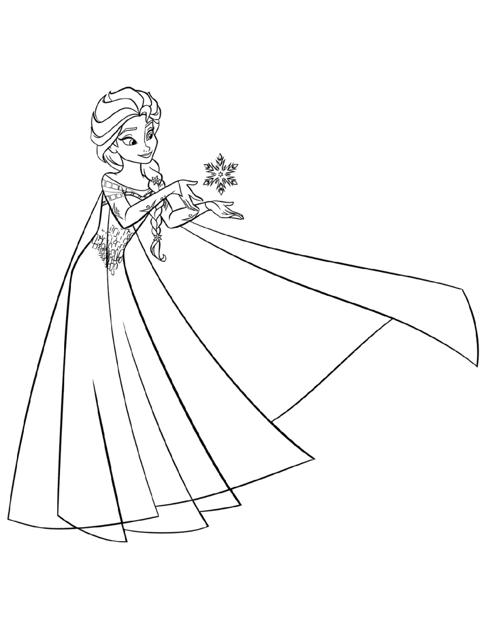 Frozen 2: Princess Elsa Coloring Pages Printable 166