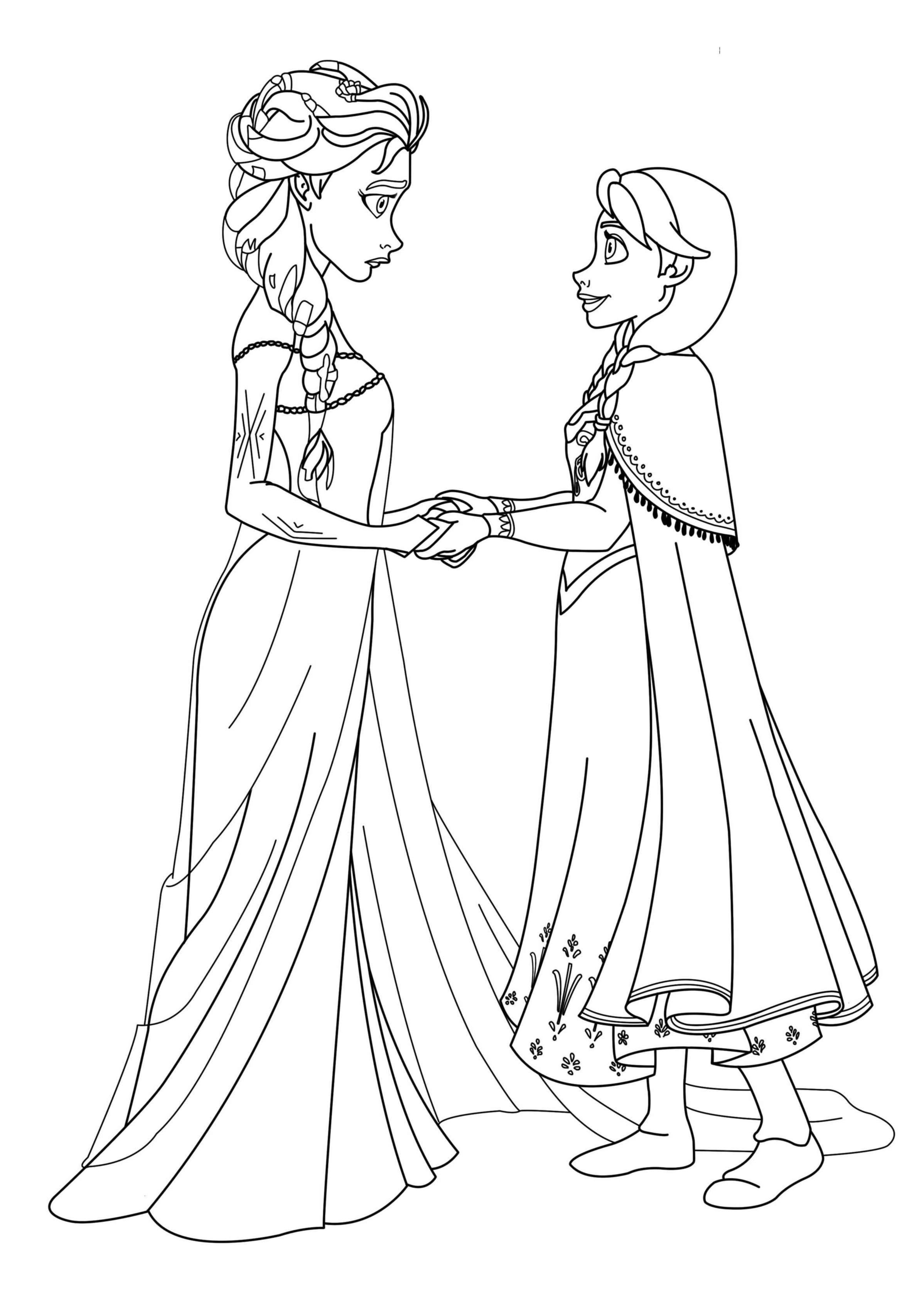 Frozen 2: Princess Elsa Coloring Pages Printable 169