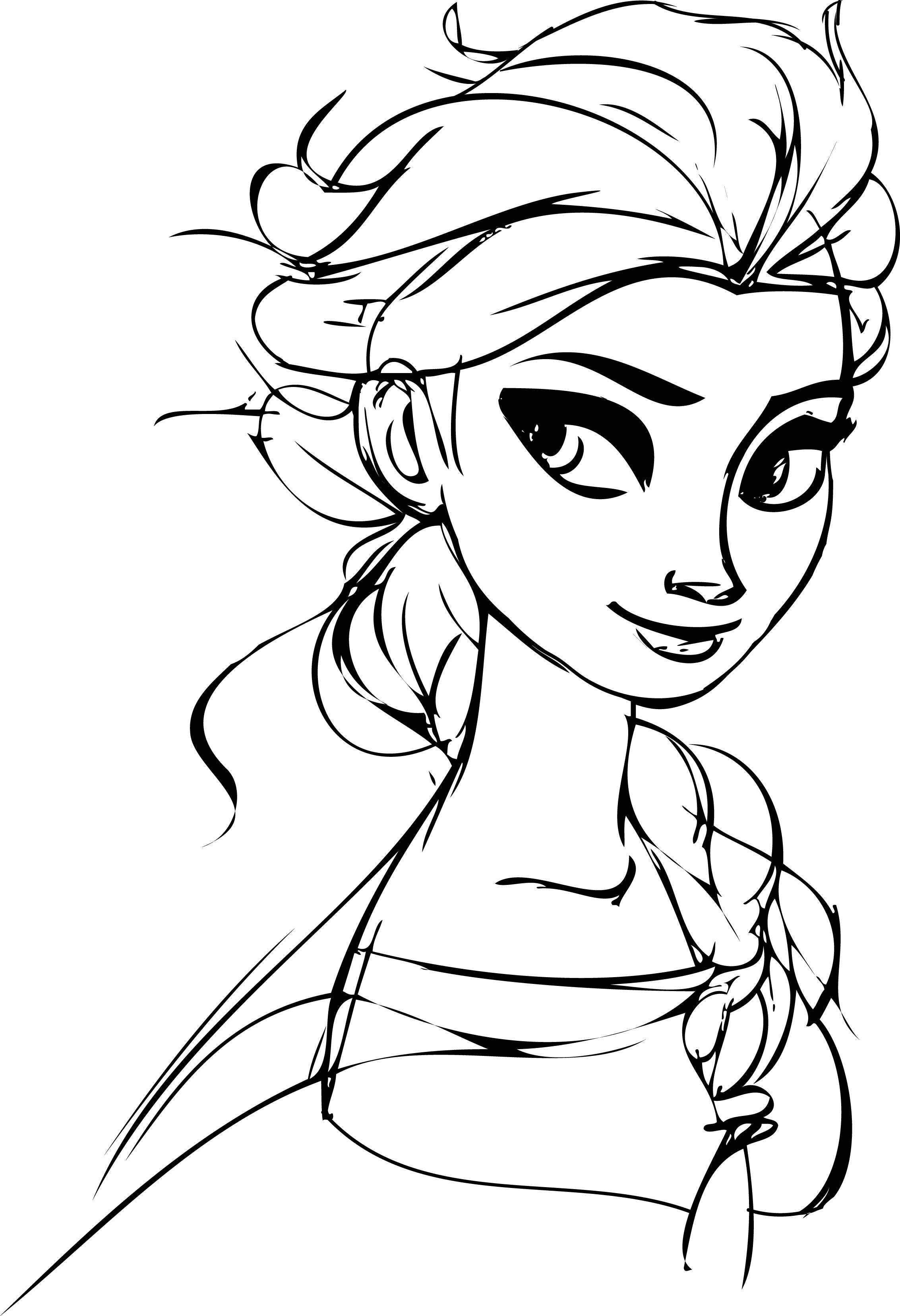 Frozen 2: Princess Elsa Coloring Pages Printable 21