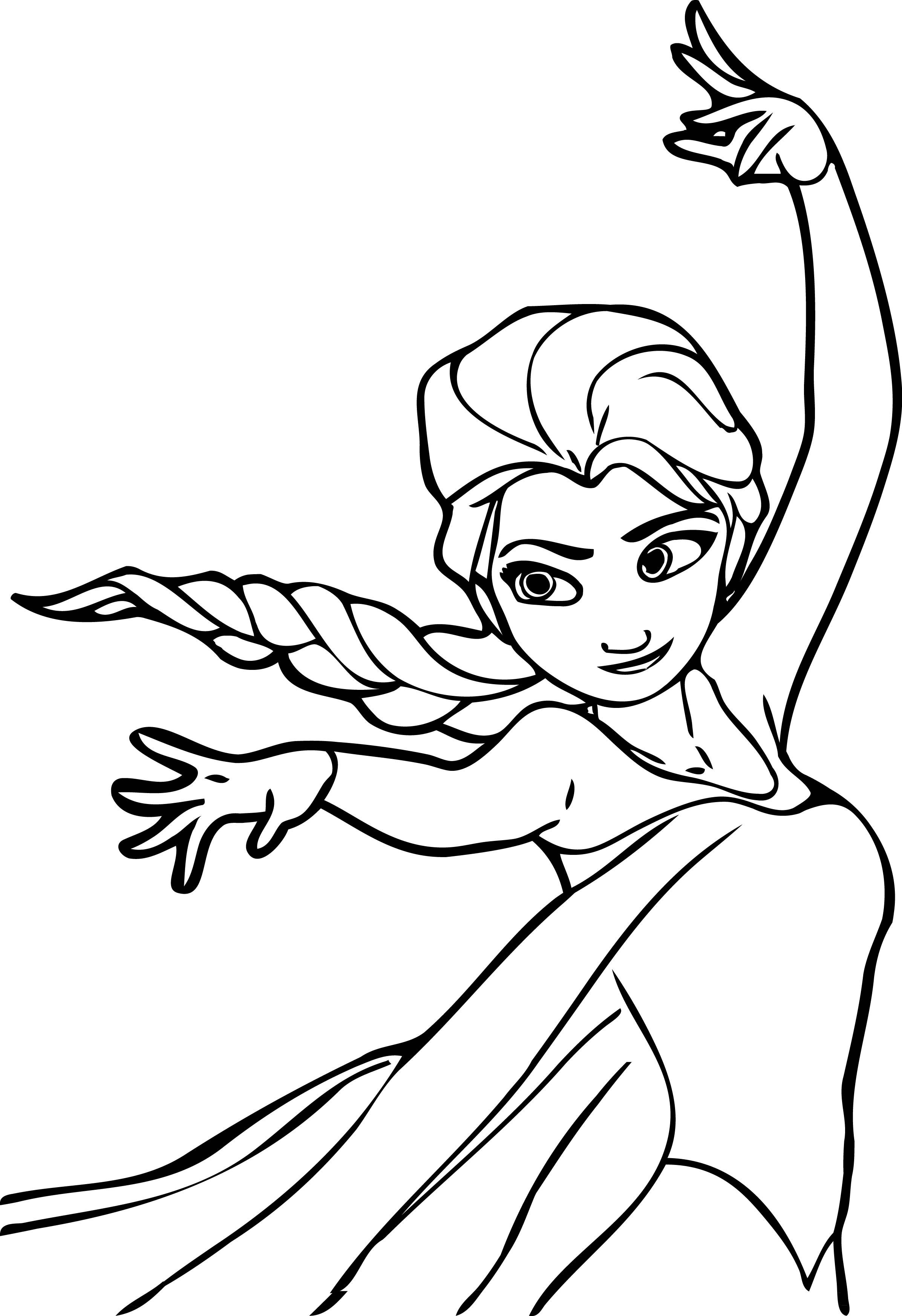 Frozen 2: Princess Elsa Coloring Pages Printable 23