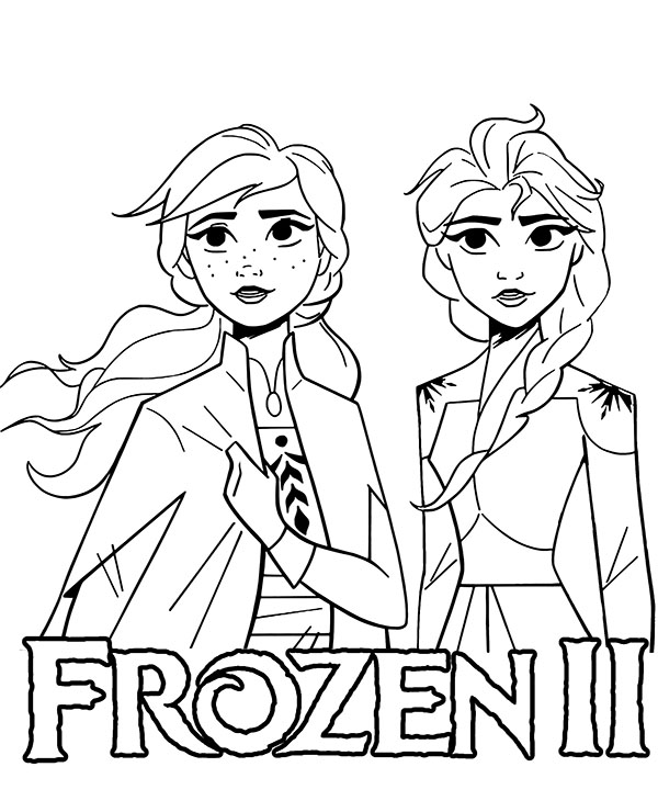 Frozen 2: Princess Elsa Coloring Pages Printable 30