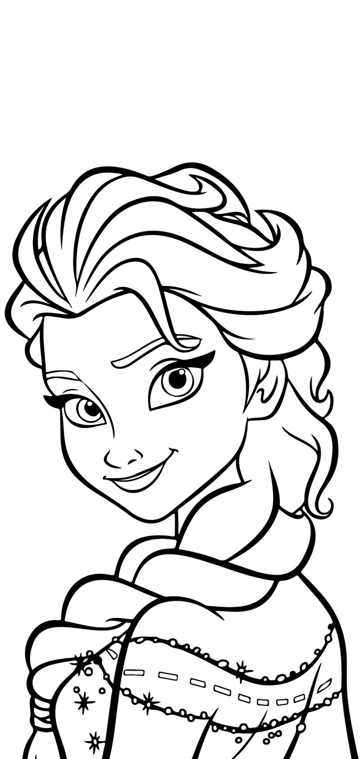 Frozen 2: Princess Elsa Coloring Pages Printable 32