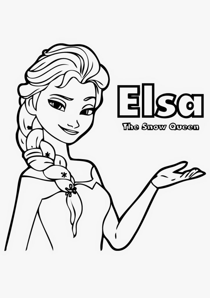 Frozen 2: Princess Elsa Coloring Pages Printable 34