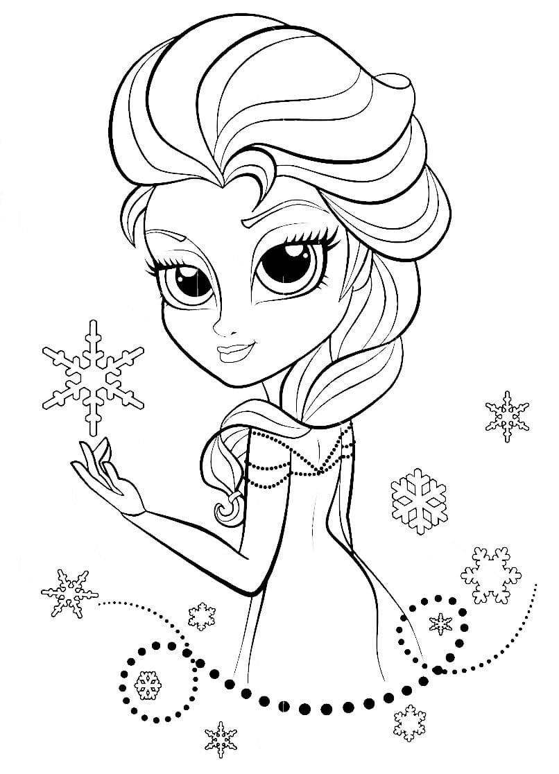 Frozen 2: Princess Elsa Coloring Pages Printable 52