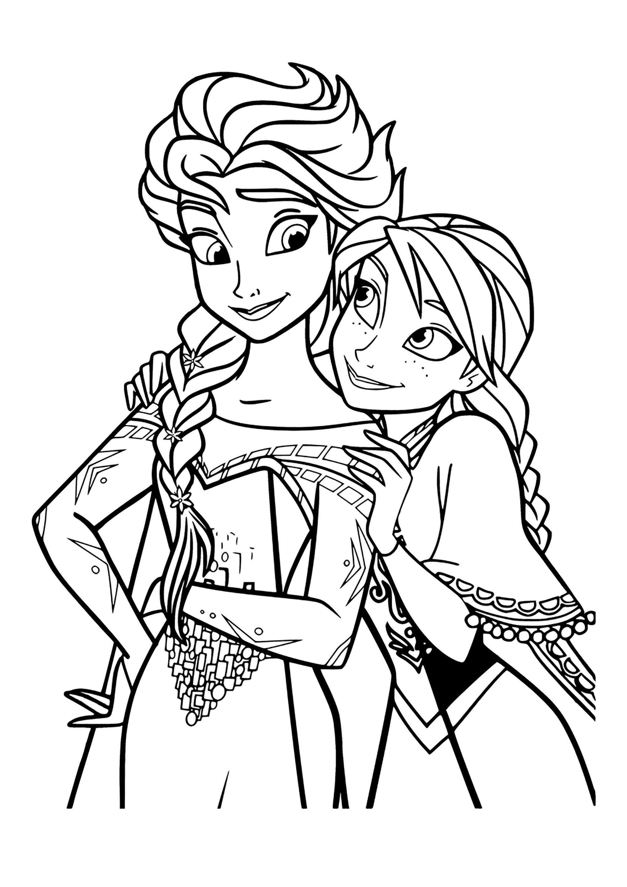 Frozen 2: Princess Elsa Coloring Pages Printable 66