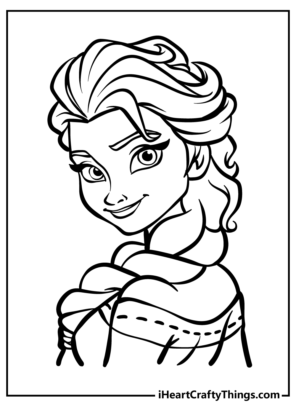 Frozen 2: Princess Elsa Coloring Pages Printable 68