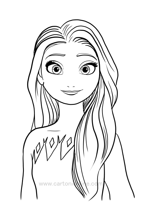 Frozen 2: Princess Elsa Coloring Pages Printable 69