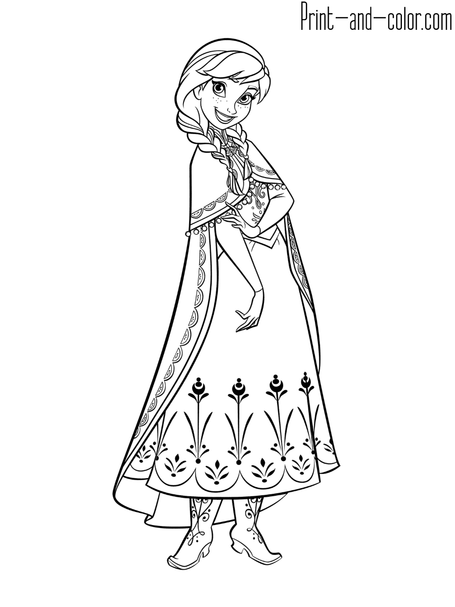 Frozen 2: Princess Elsa Coloring Pages Printable 70