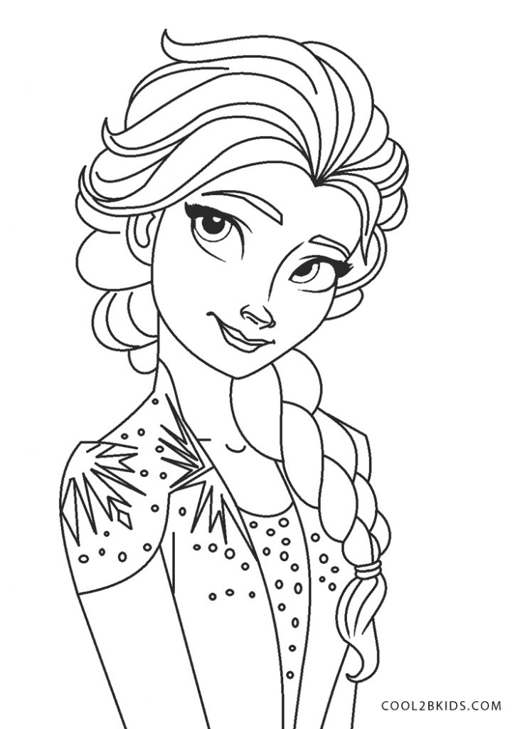 Frozen 2: Princess Elsa Coloring Pages Printable 79