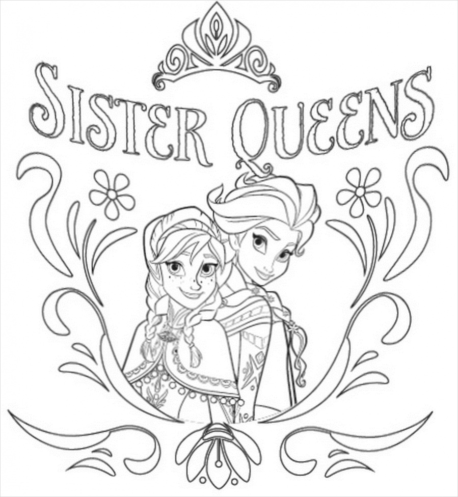 Frozen 2: Princess Elsa Coloring Pages Printable 87