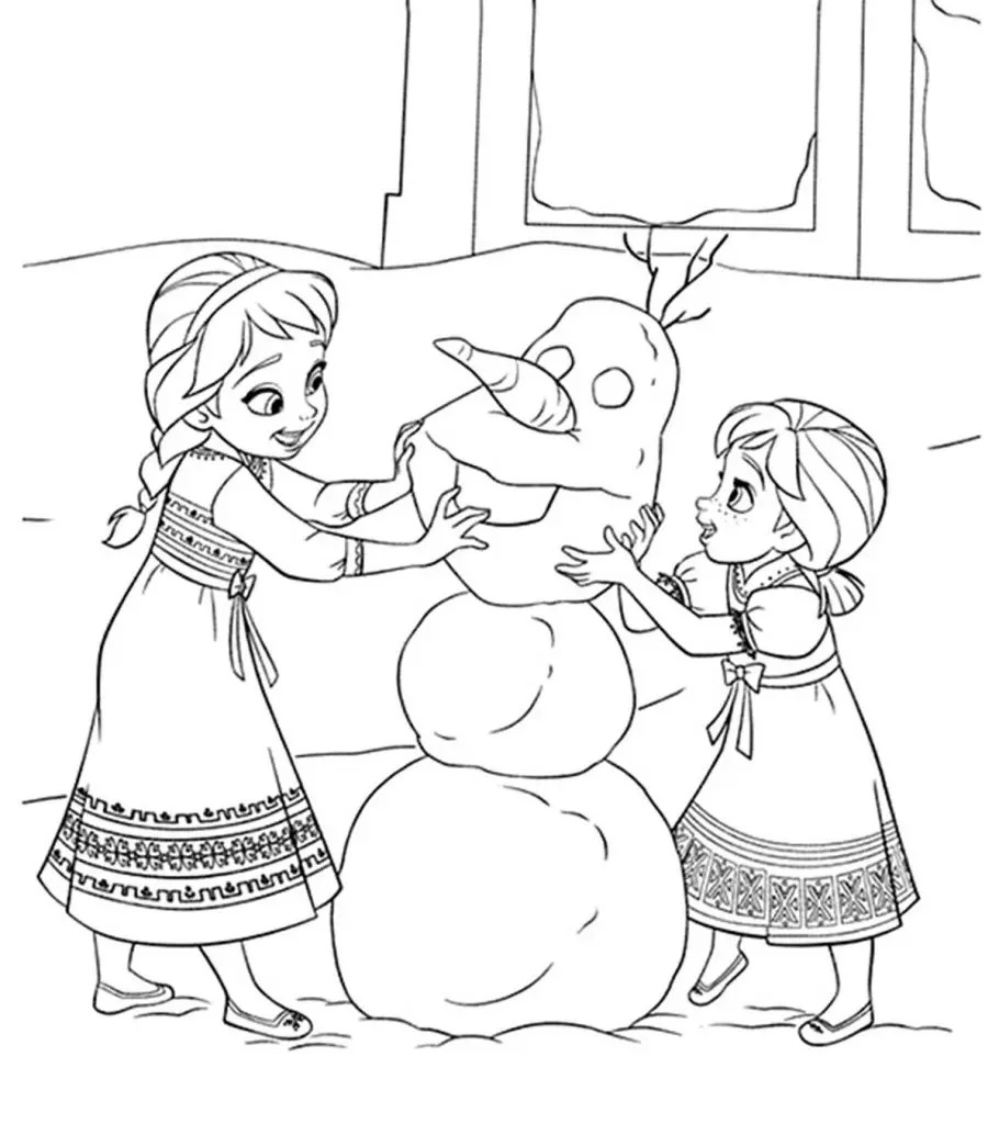 Frozen 2: Princess Elsa Coloring Pages Printable 88