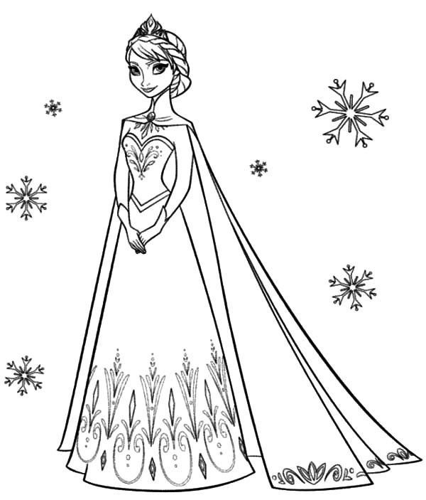 Frozen 2: Princess Elsa Coloring Pages Printable 89